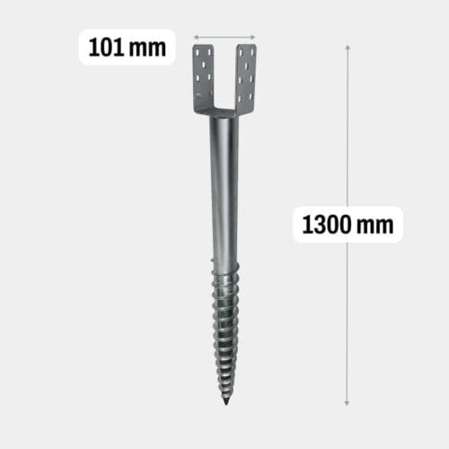 Pal śrubowy U 1300mm Extra