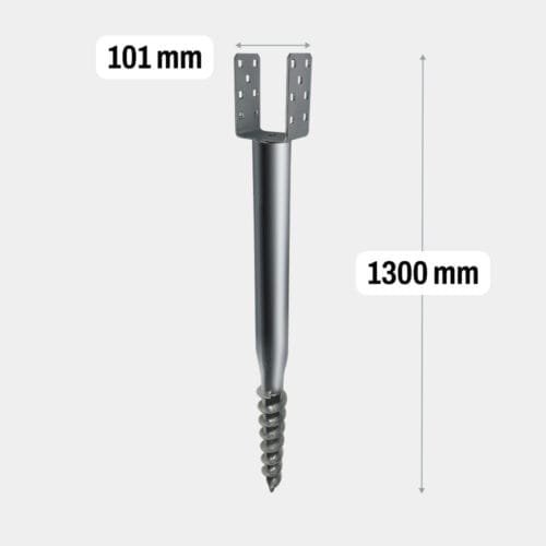 Palis śrubowy U 101x1300mm